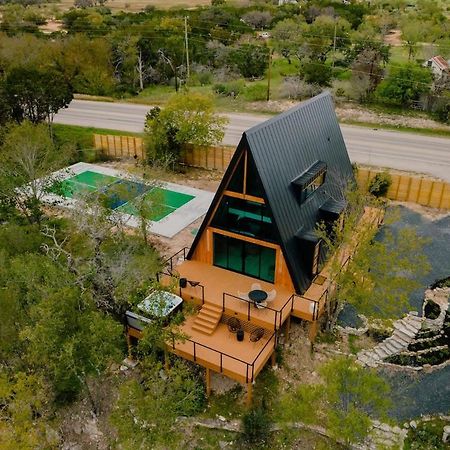 The Pedernales A-Frame Villa Fredericksburg Eksteriør bilde