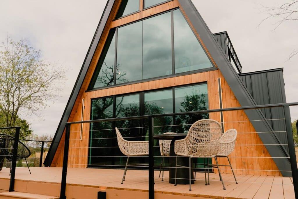 The Pedernales A-Frame Villa Fredericksburg Eksteriør bilde