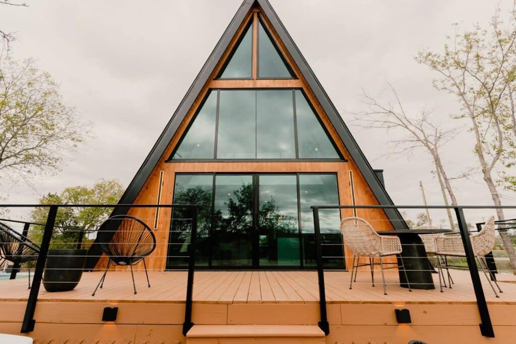 The Pedernales A-Frame Villa Fredericksburg Eksteriør bilde