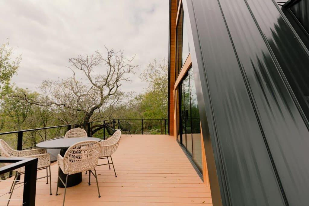 The Pedernales A-Frame Villa Fredericksburg Eksteriør bilde