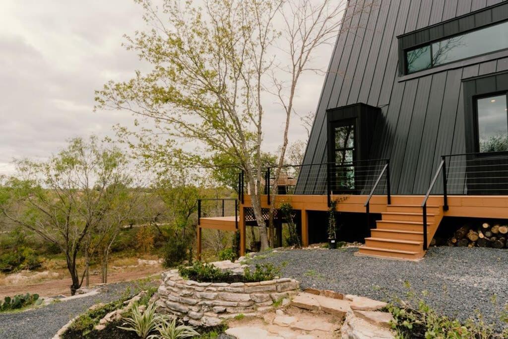 The Pedernales A-Frame Villa Fredericksburg Eksteriør bilde