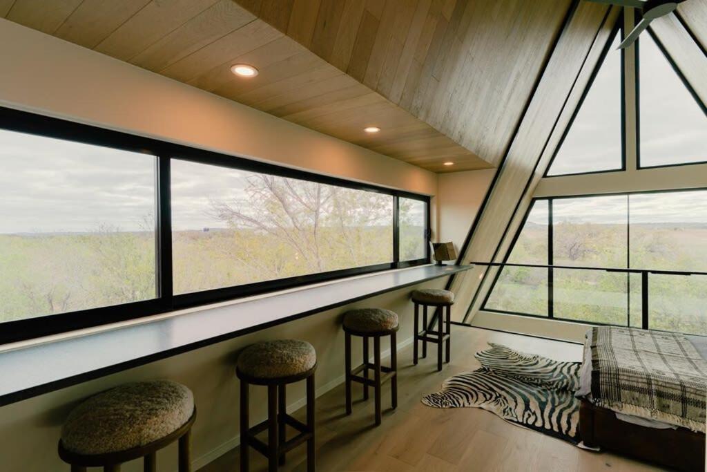 The Pedernales A-Frame Villa Fredericksburg Eksteriør bilde