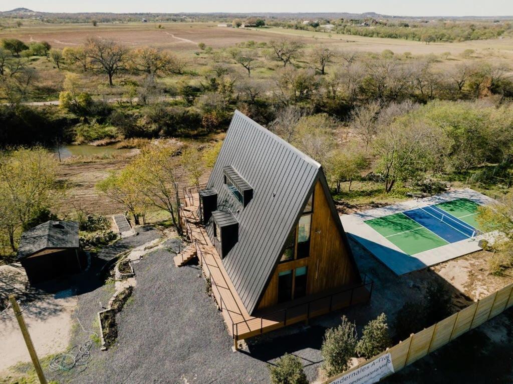 The Pedernales A-Frame Villa Fredericksburg Eksteriør bilde