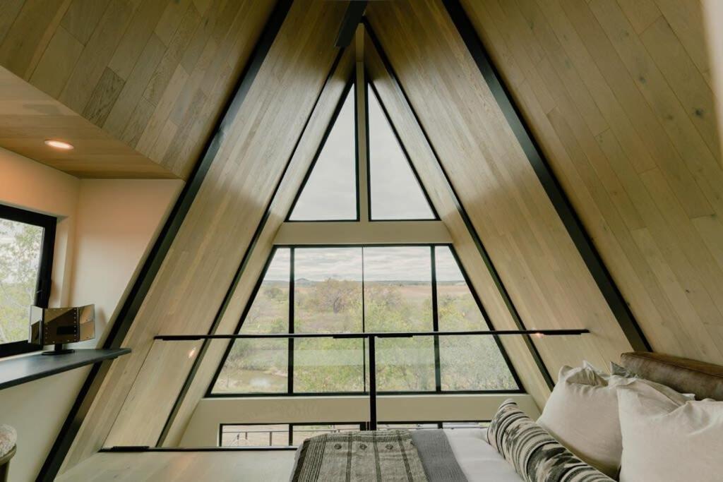 The Pedernales A-Frame Villa Fredericksburg Eksteriør bilde