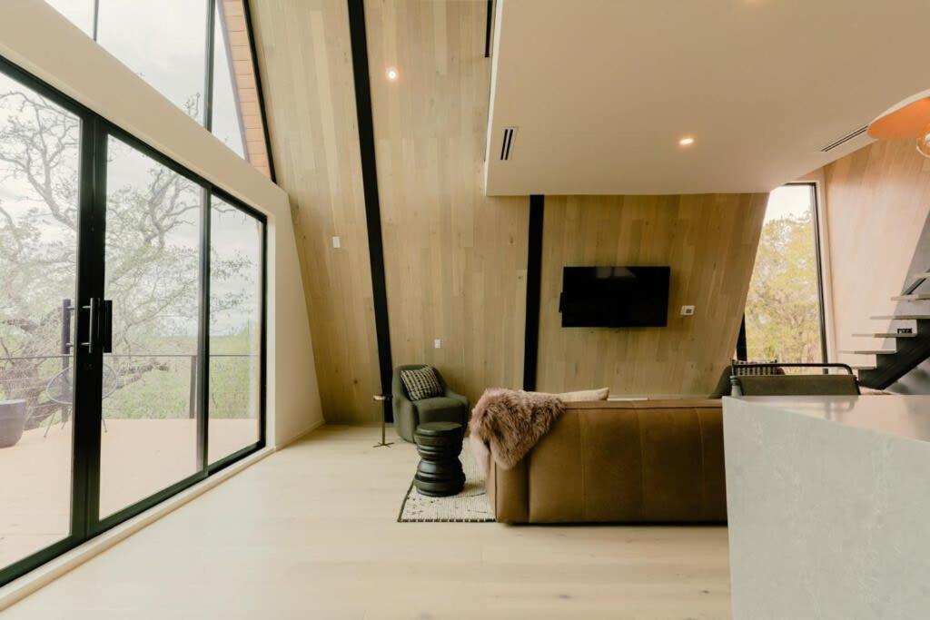 The Pedernales A-Frame Villa Fredericksburg Eksteriør bilde