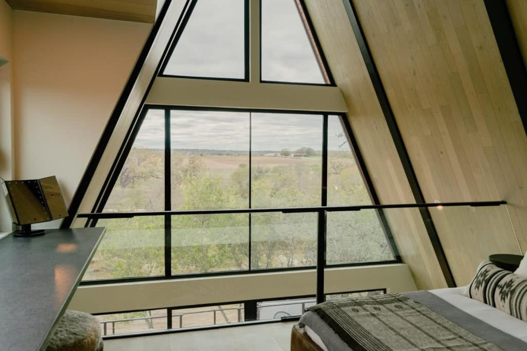 The Pedernales A-Frame Villa Fredericksburg Eksteriør bilde